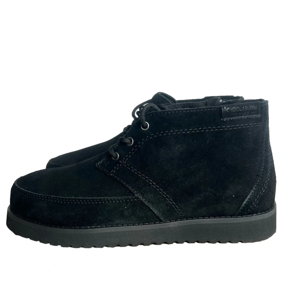 Koolaburra by UGG Asaiah Men's Black Lace Up Chukka Boot Size 9 #B1542